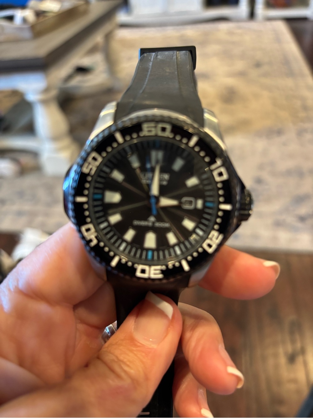 Citizen’s eco drive professional divers watch